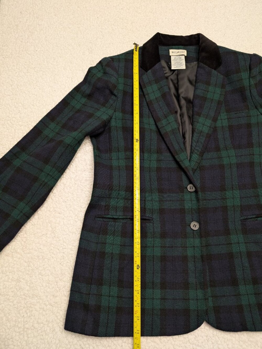 Vintage White Stag plaid blazer 🍂 - Picture 5 of 8